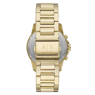 Armani Exchange Banks Chronograph Stainless Steel Grey Dial Mens Watch