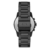 Armani Exchange Banks Chronograph Black Stainless Steel Mens Watch