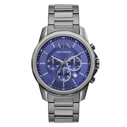 17430481 - Banks Chronograph Stainless Steel Blue Dial Mens Watch