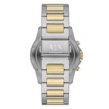 Armani Exchange Chronograph Two-Tone Stainless Steel Watch and Bracelet Set