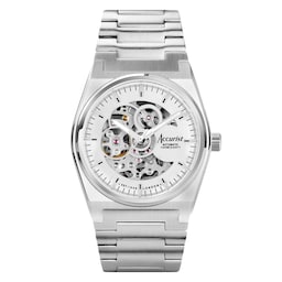 17451148 - Origin Stainless Steel Silver Dial Mens Watch