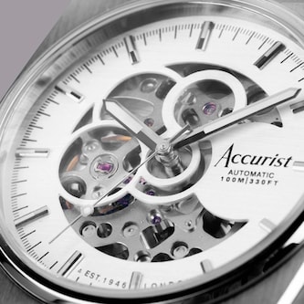 Accurist Origin Stainless Steel Silver Dial Mens Watch Accurist Origin Stainless Steel Silver Dial Mens Watch