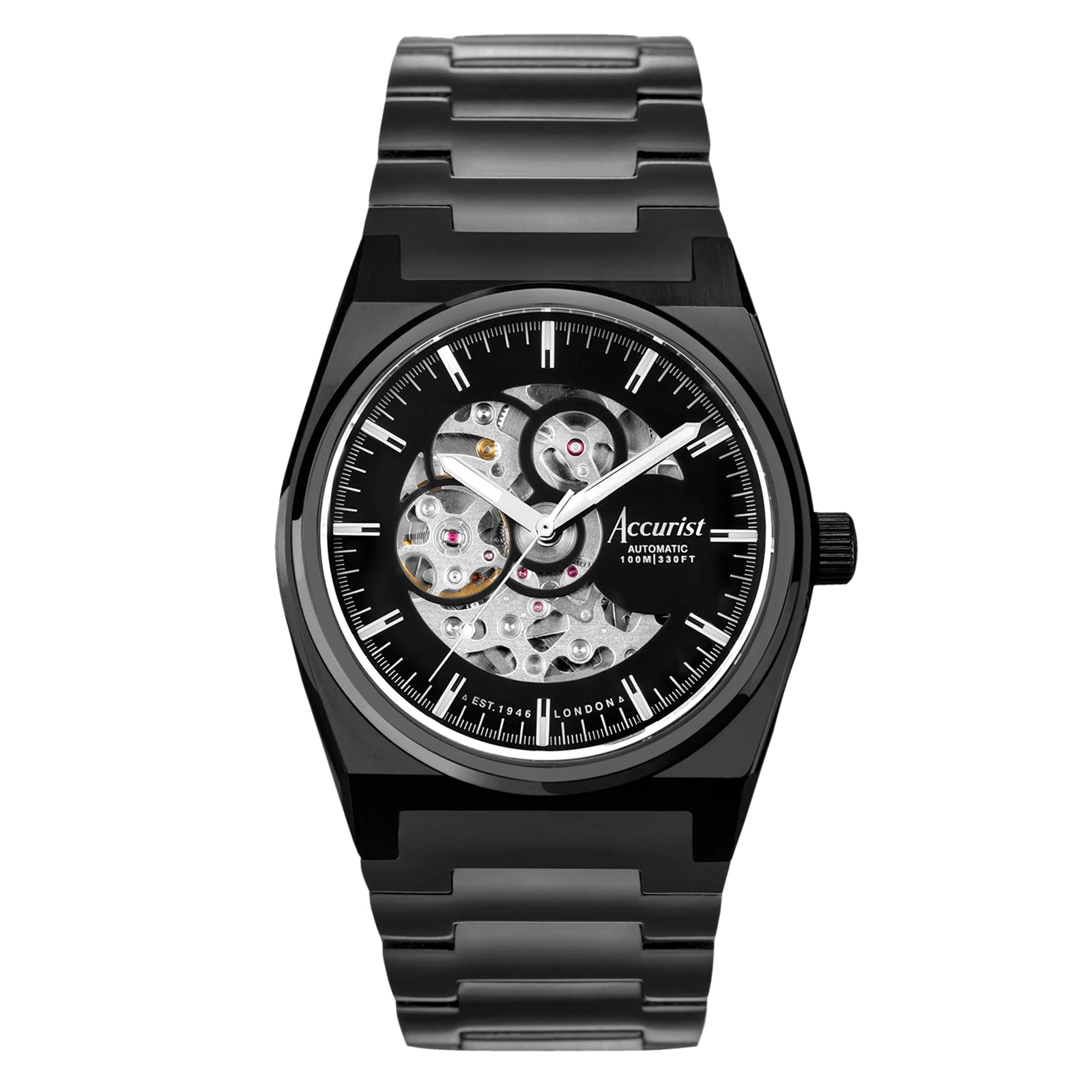 Accurist Origin Black Dial Mens Watch
