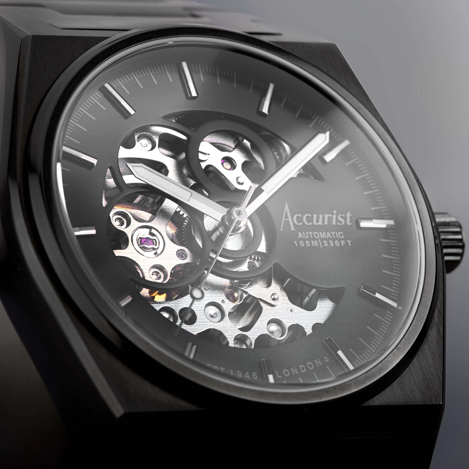 Accurist Origin Black Dial Mens Watch