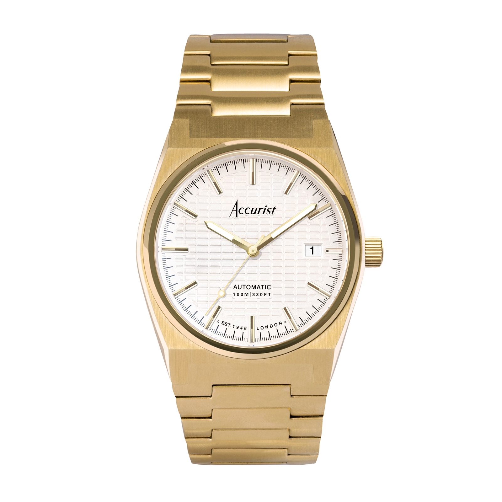 Origin White Stainless Steel Automatic 41mm Watch