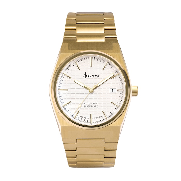 Accurist Origin White Stainless Steel Automatic 41mm Watch