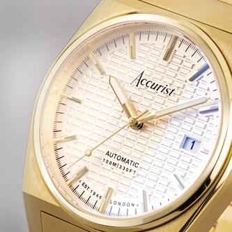 Accurist Origin Bicolour White Dial Mens Watch