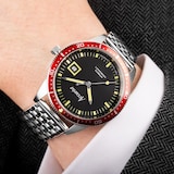 Accurist Dive Black Stainless Steel Automatic 42mm Watch