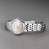 Accurist Dress Diamond 28mm Ladies Bracelet Watch Mother Of Pearl