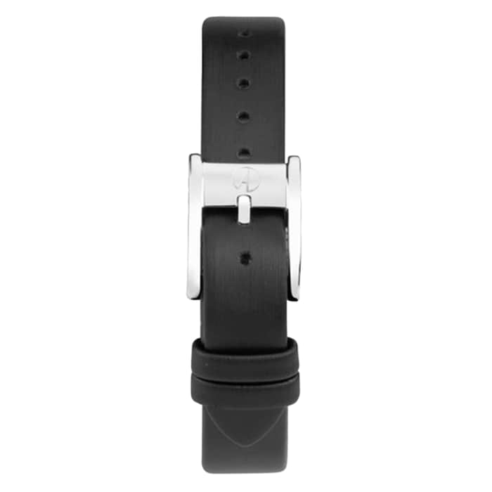 Accurist Dress Diamond 28mm Ladies Black Leather Strap Watch Mother Of Pearl