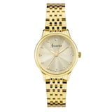 Accurist Dress Diamond 28mm Ladies Bracelet Watch Champagne