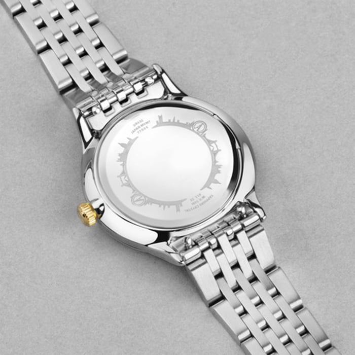 Accurist Dress Diamond 28mm Ladies Bracelet Watch Mother Of Pearl