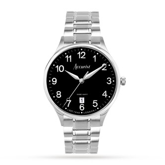 Accurist Classic Stainless Steel Bracelet 37mm Watch Accurist Classic Stainless Steel Bracelet 37mm Watch