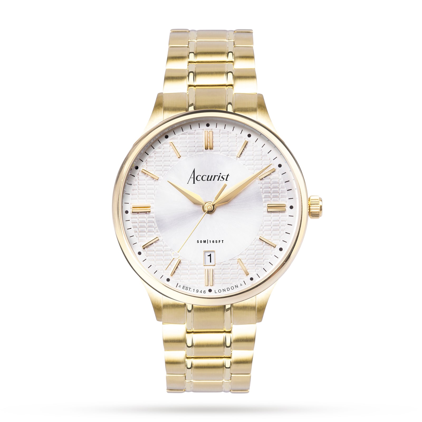 Accurist Classic Gold Stainless Steel Bracelet 37mm Watch 73008