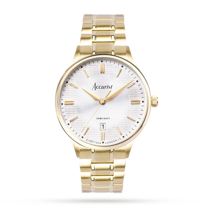 Accurist Classic Gold Stainless Steel Bracelet 37mm Watch