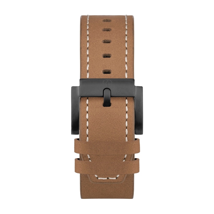 Accurist Aviation Beige Leather Strap 41mm Watch