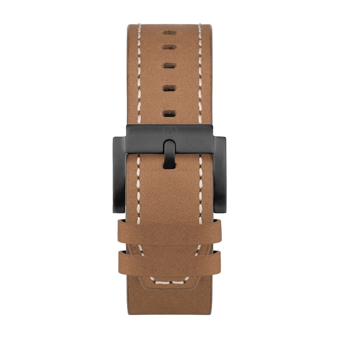 Accurist Aviation Beige Leather Strap 41mm Watch