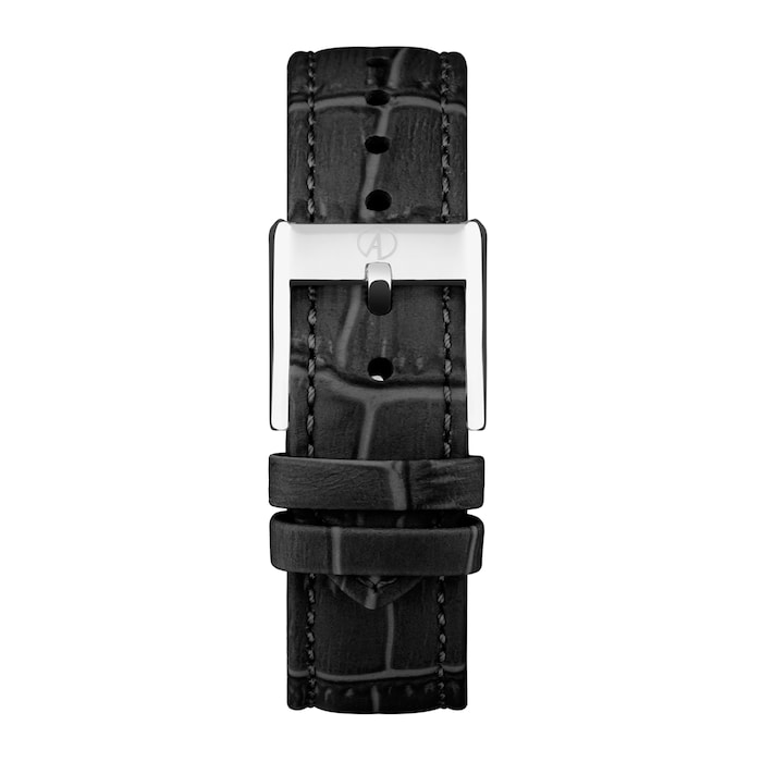 Accurist Rectangle Black Leather Strap 26mm Watch