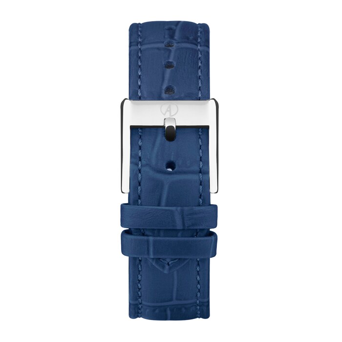 Accurist Rectangle Blue Leather Strap 26mm Watch