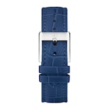 Accurist Rectangle Blue Leather Strap 26mm Watch