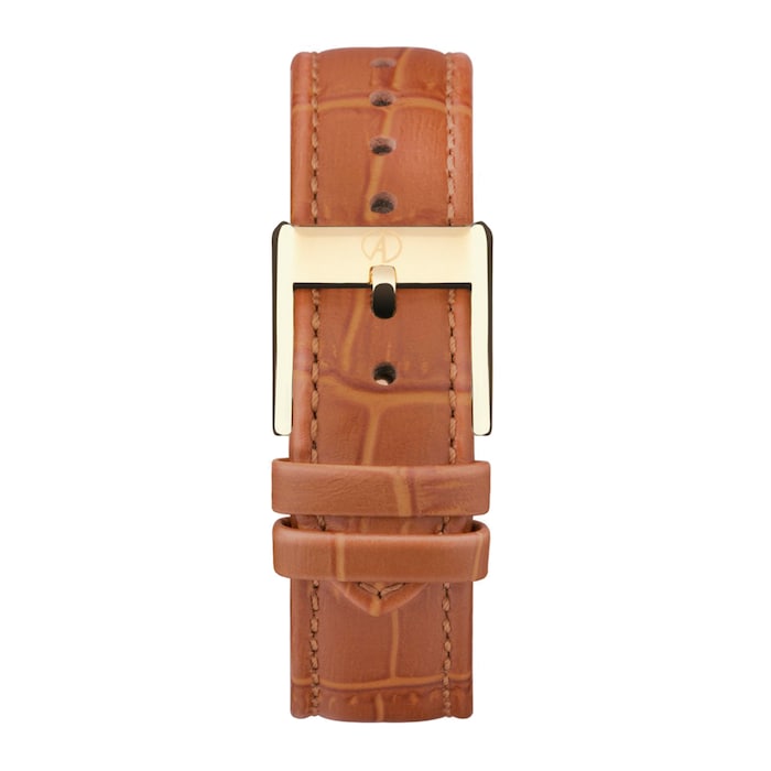 Accurist Rectangle Tan Leather Strap 26mm Watch