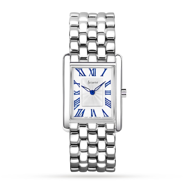 Accurist Rectangle Stainless Steel Bracelet 26mm Watch