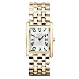 17451232 - Rectangle Stainless Steel White Dial Ladies Watch