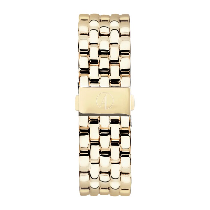 Accurist Rectangle Gold Stainless Steel Bracelet 26mm Watch