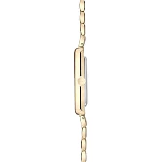 Accurist Rectangle Bicolour White Dial Ladies Watch