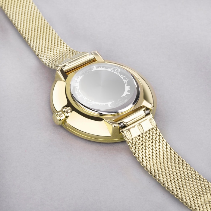 Accurist Jewellery Gold Stainless Steel Mesh Bracelet 28mm Watch