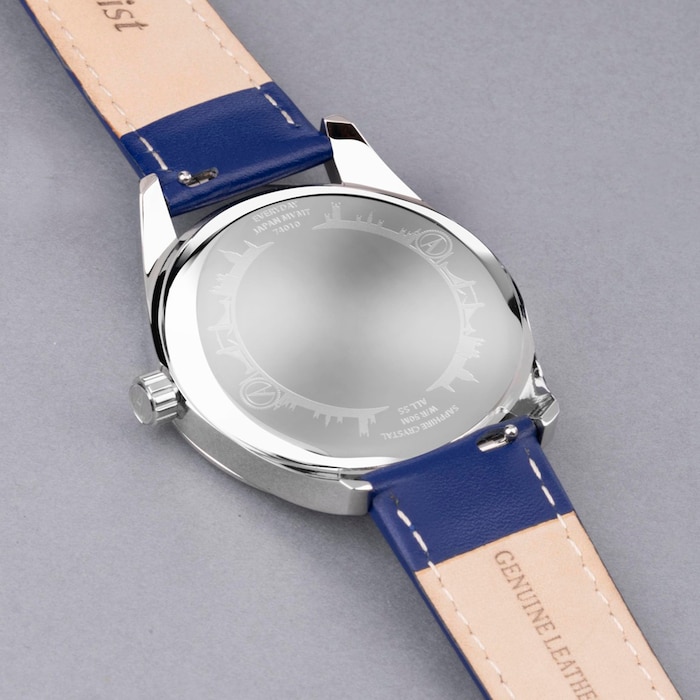 Accurist Everyday Blue Leather Strap 40mm Watch