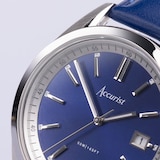 Accurist Everyday Blue Leather Strap 40mm Watch