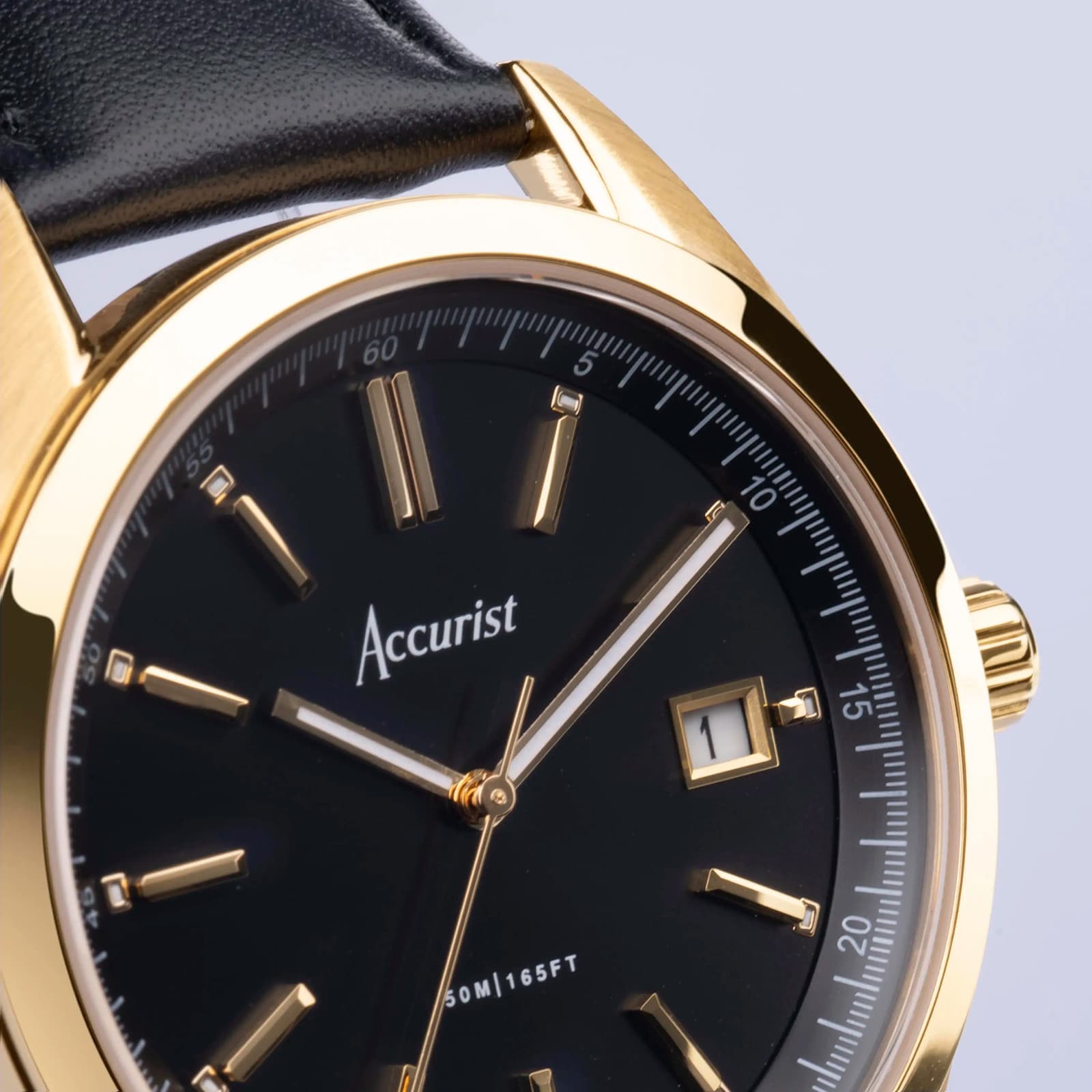 Accurist Everyday Black Dial Mens Watch