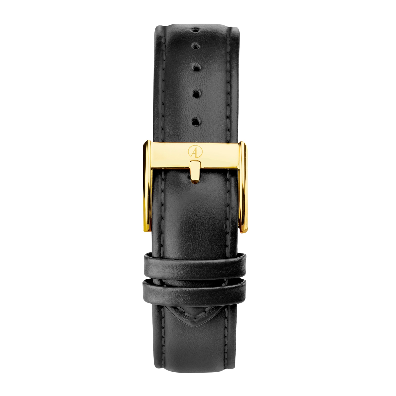 Accurist Everyday Black Leather Strap 40mm Watch 74012 | Goldsmiths