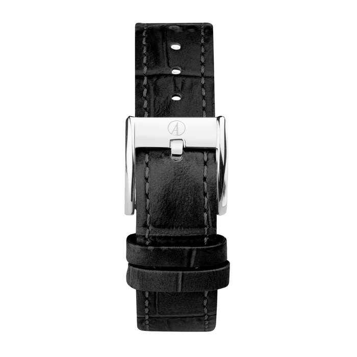 Accurist Everyday Black Leather Strap 36mm Watch