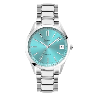 Accurist Everyday Stainless Steel Blue Dial Unisex Watch