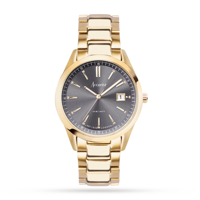 Accurist Everyday Gold Stainless Steel Bracelet 36mm Watch