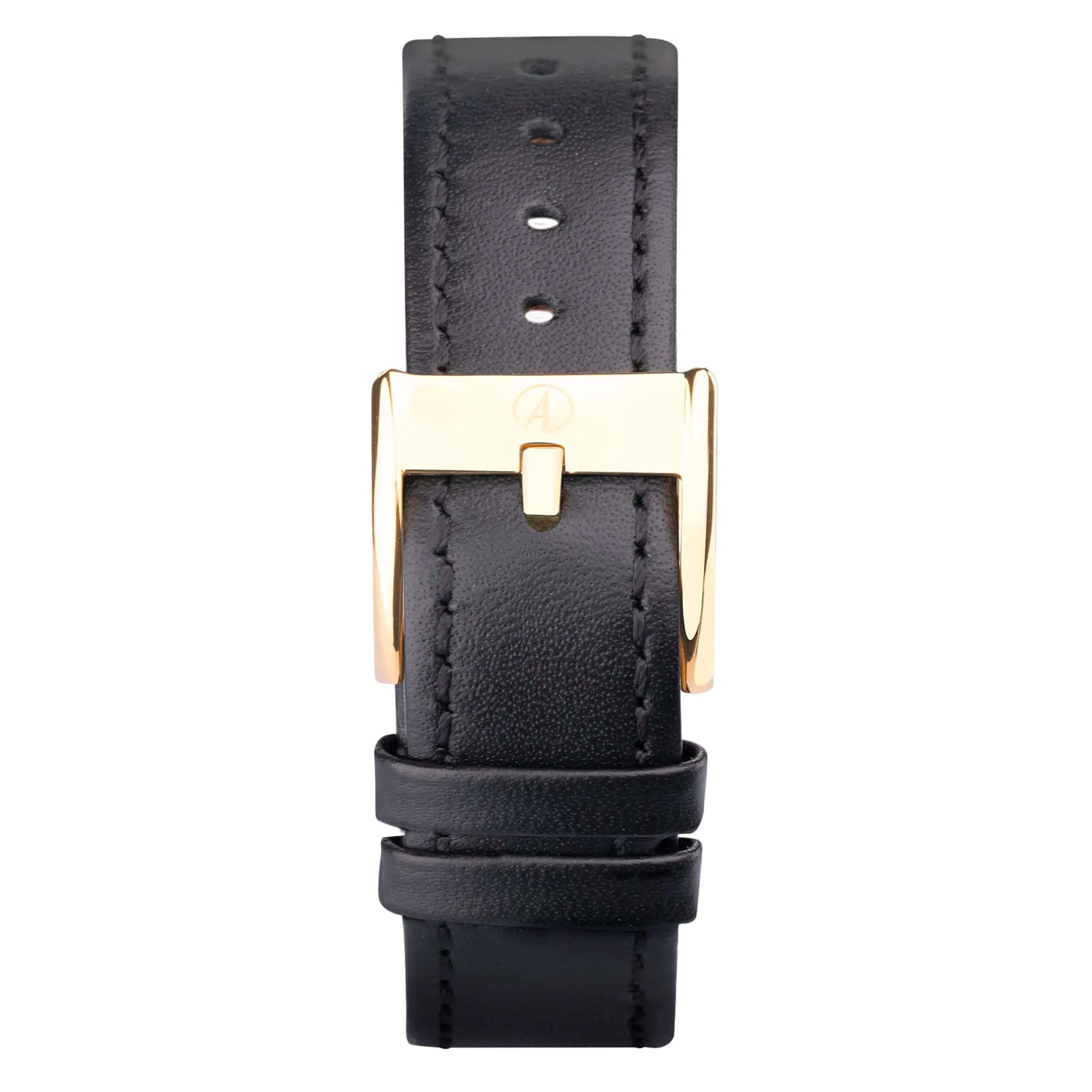 Accurist Everyday Black Leather Black Dial Ladies Watch Accurist Everyday Black Leather Black Dial Ladies Watch