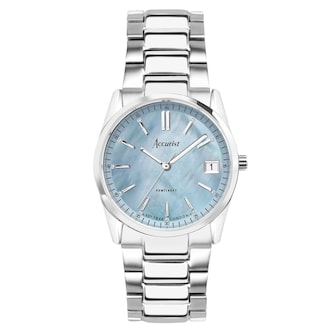 Accurist Everyday Stainless Steel Mother of Pearl Ladies Watch