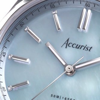 Accurist Everyday Stainless Steel Mother of Pearl Ladies Watch