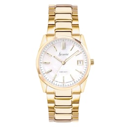 17451259 - Everyday Yellow Gold Mother of Pearl Ladies Watch
