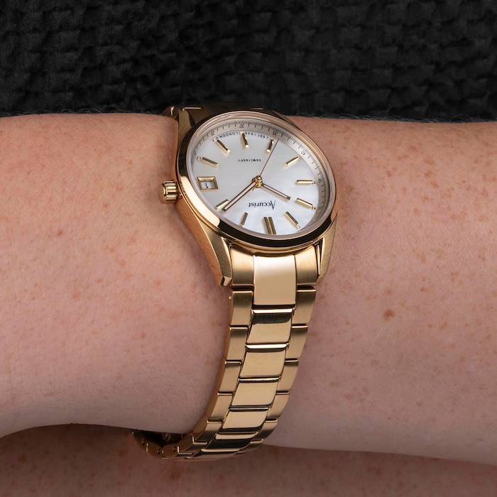 Accurist Everyday Gold Stainless Steel Bracelet 30mm Watch