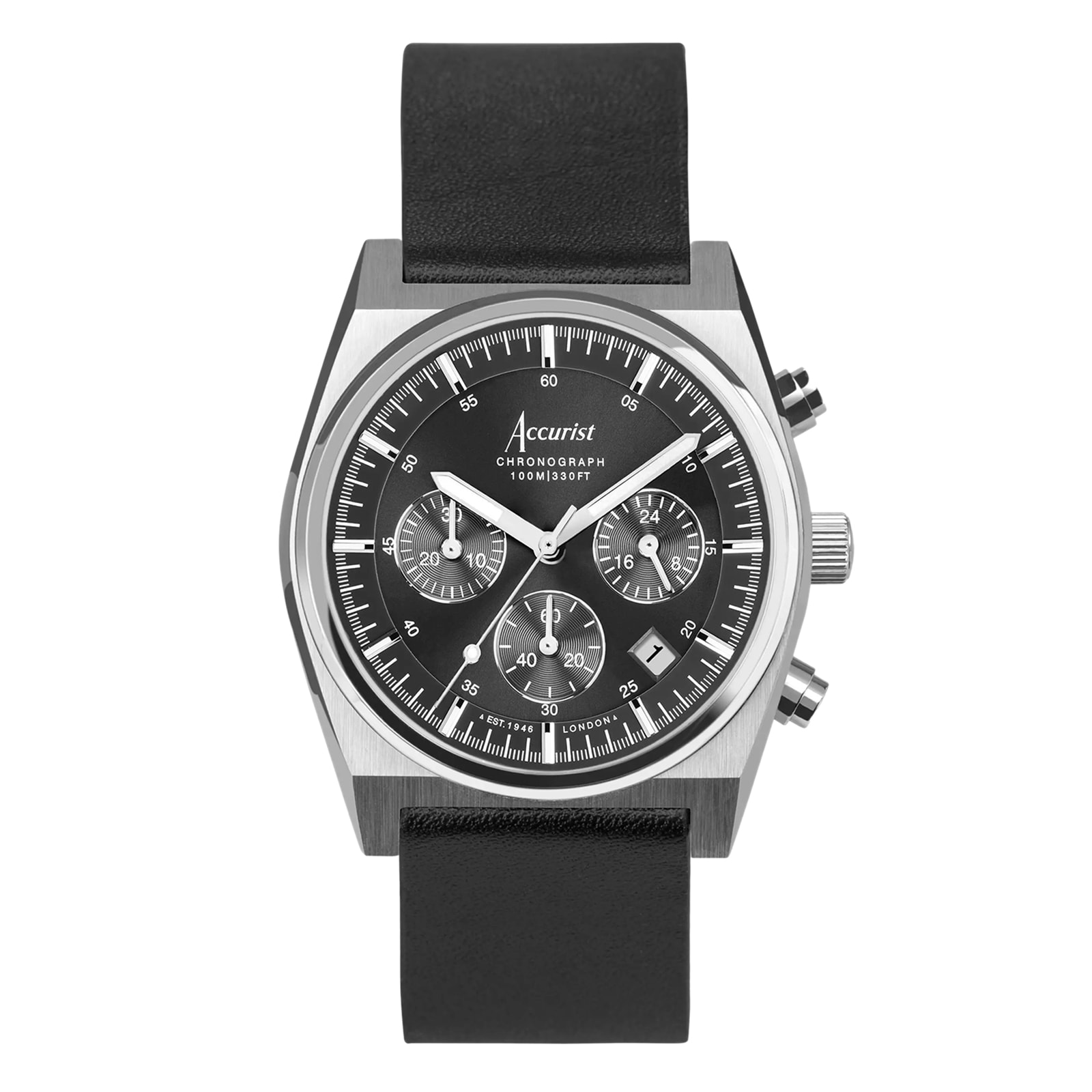 Accurist Origin Chrono Black Dial Mens Watch