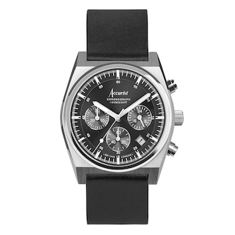 Accurist Origin Chrono Black Dial Mens Watch