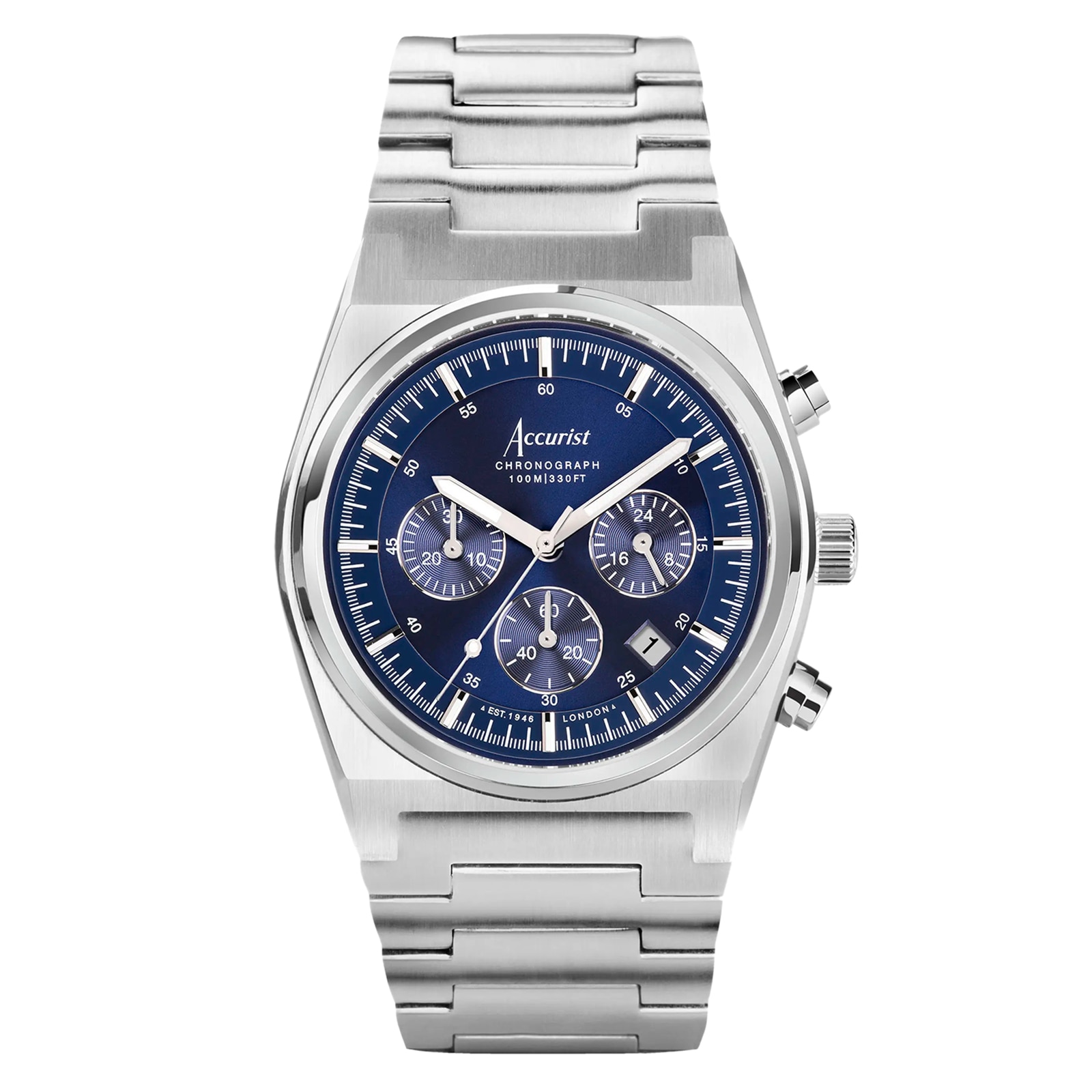 Accurist Origin Chrono Blue Dial Mens Watch Accurist Origin Chrono Blue Dial Mens Watch