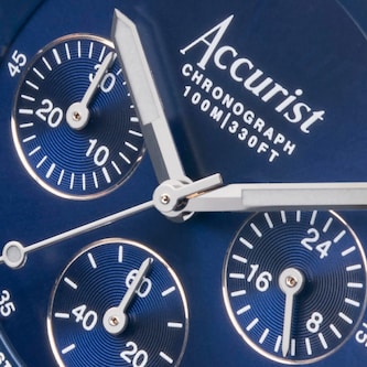 Accurist Origin Chrono Blue Dial Mens Watch