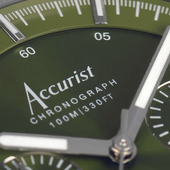 Accurist Origin Chrono Green Dial Mens Watch