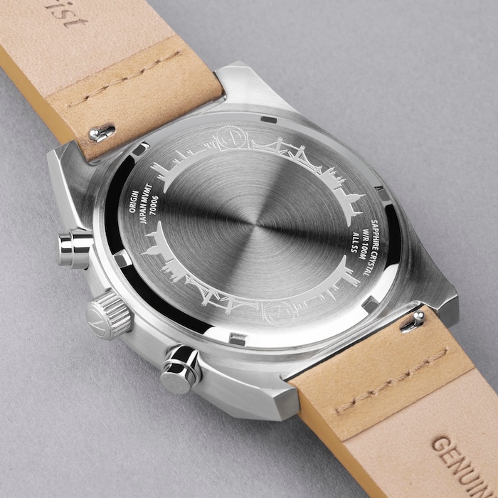 Accurist Origin Tan Leather Strap Chronograph 41mm Watch
