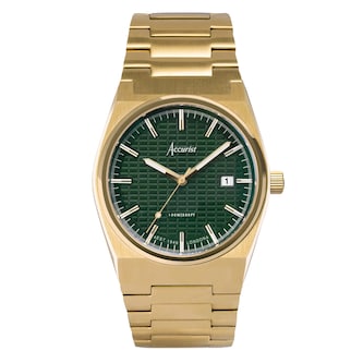 Accurist Origin Stainless Steel Green Dial Mens Watch