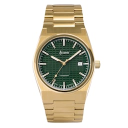 17451269 - Origin Stainless Steel Green Dial Mens Watch